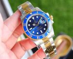 Clean Factory ROLEX 904L Steel 3135 Automatic Movement Blue Watch